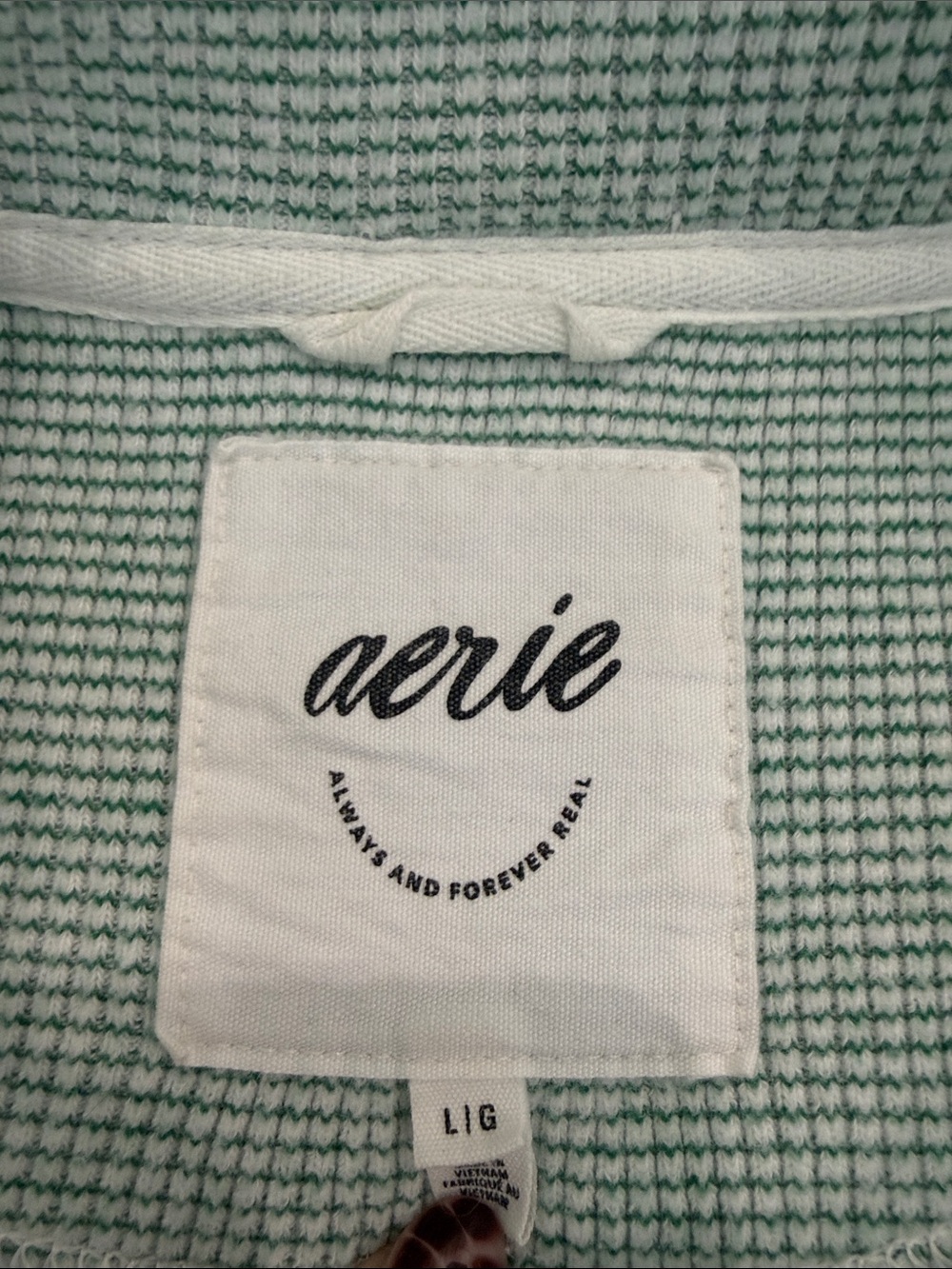 Aerie green oversized sweatershirt - Picture 2 of 4